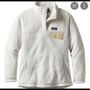 White Patagonia pullover